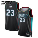 Maillot NBA Detroit Pistons Jaden Ivey Nike 2025-26 City Edition Noir Swingman - Enfant